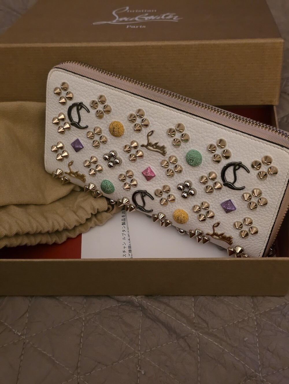 Christian Louboutin Panettone wallet / Full INCLUSION/ New - Picture 1 of 11